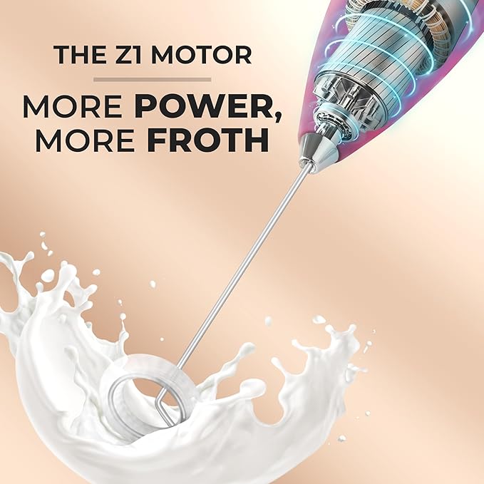 Zulay Kitchen Powerful Milk Frother Wand - Image 4