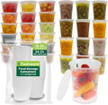Freshware 48 Pack of 16 and 32 oz, 24 sets each size Food Storage Containers by Freshware