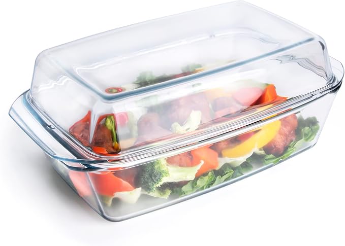 Rectangular Tempered Glass Casserole Dish by HUSANMP