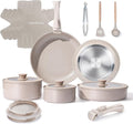 Chef Power Ceramic Nonstick Pots and Pans Set 19 Piece by ChefPower