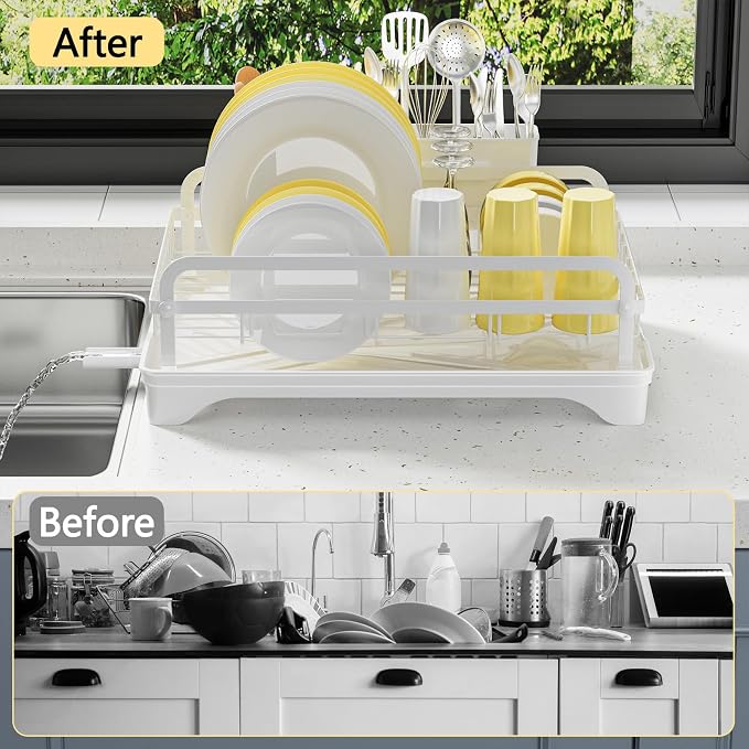 LIYI Dish Drying Rack for Kitchen Counter - Image 5