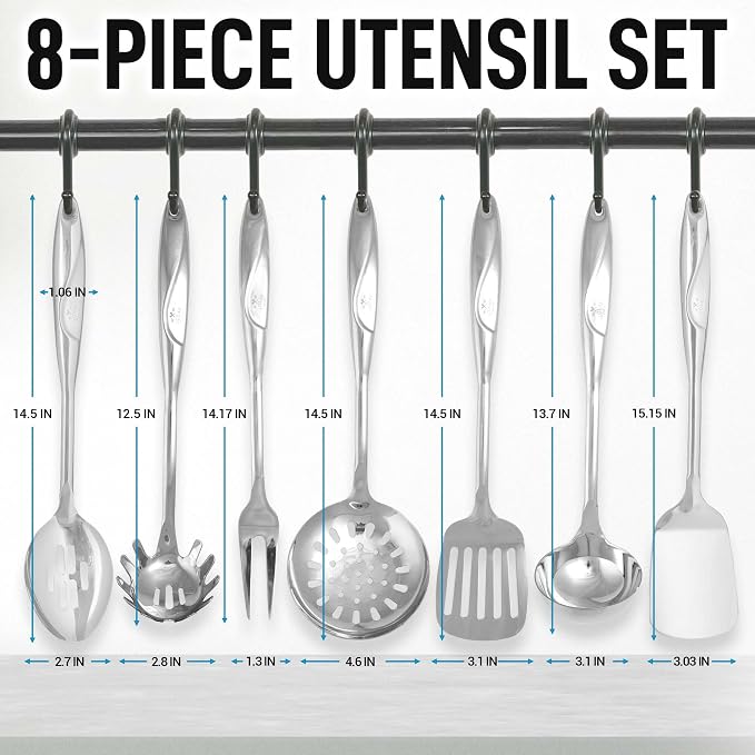 Zulay Kitchen Stainless Steel Cooking Utensil - Image 3