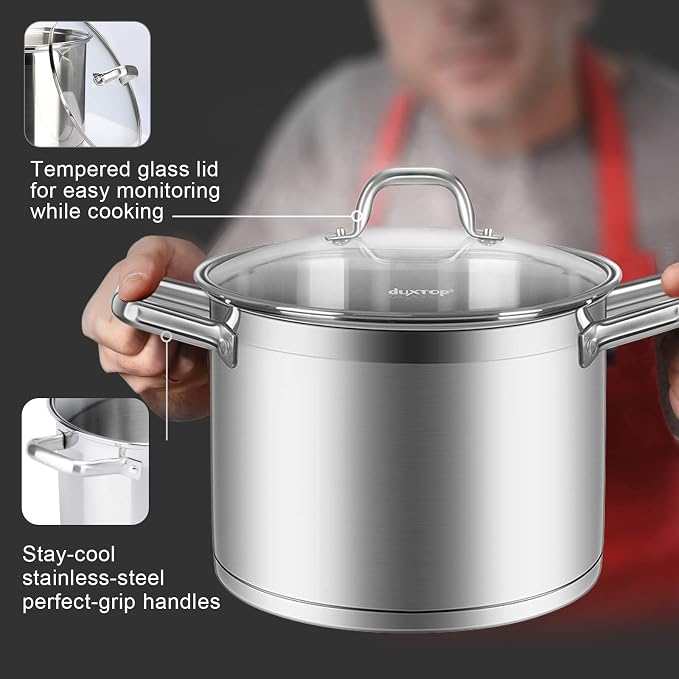 Duxtop Professional Stainless Steel Cookware Induction Ready Impact-bonded - Image 3