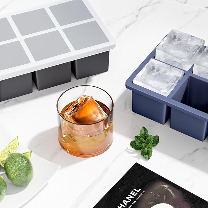 Large Ice Cube Tray for Whiskey: FDDBI Big Square Ice Cube Maker for Cocktail - Image 2