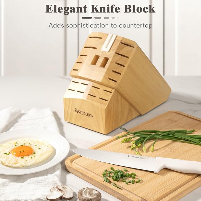 Knife Set, Astercook 22-Piece Kitchen Knife Set - Image 2