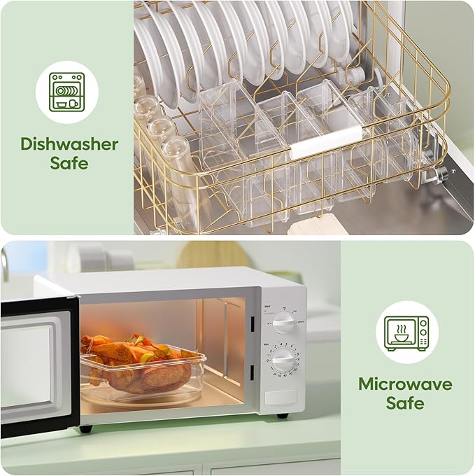 KEMETHY 36-Piece Food Storage Containers - Image 4