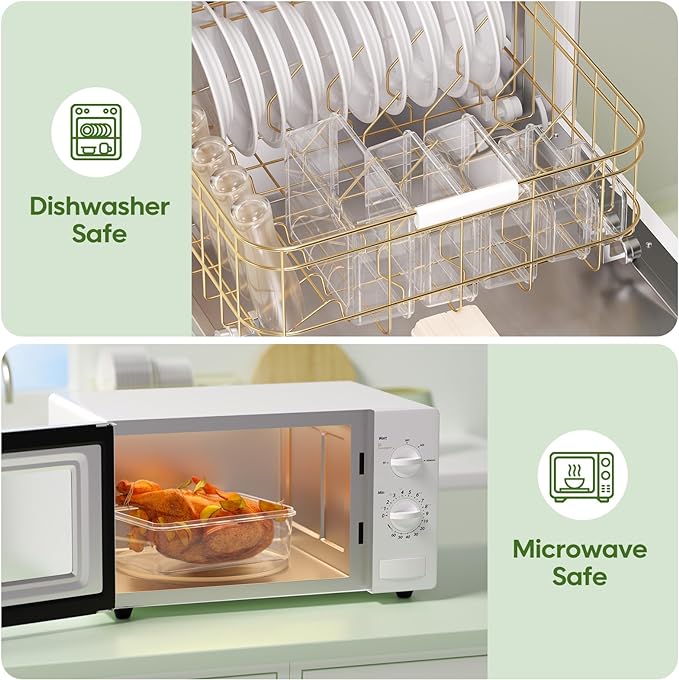 KEMETHY 44-Piece Food Storage Containers - Image 4