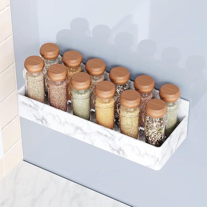 Mystozer Magnetic Spice Rack for Refrigerator, Kitchen Organizer and Storage - Image 2