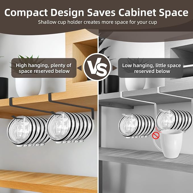 LveSunny Tumbler Lid Organizer, 2 Pack Cup Lid Organizer - Image 5