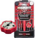 Real Avid Roll Pin Punch Set & Hammer + Non-Slip Magnetic Bench Block | 10 by RealAvid