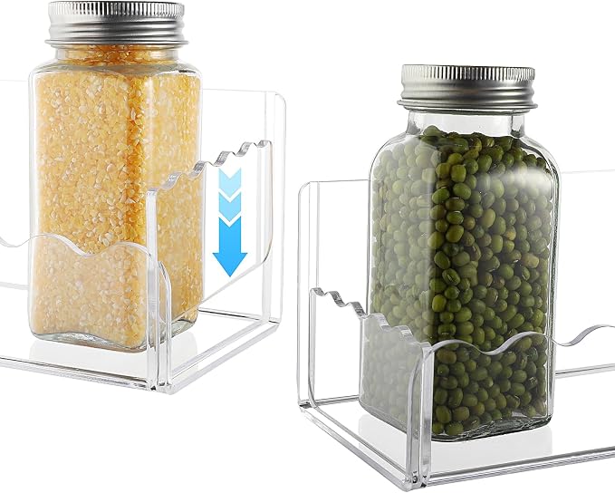 10 inch Spice Rack Wall Mounted, 4 Pack Spice Organizer Shelf - Image 3