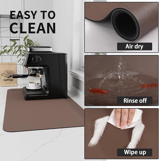 Bloss Absorbent Coffee Mat, Dish Drying Mat - Image 8