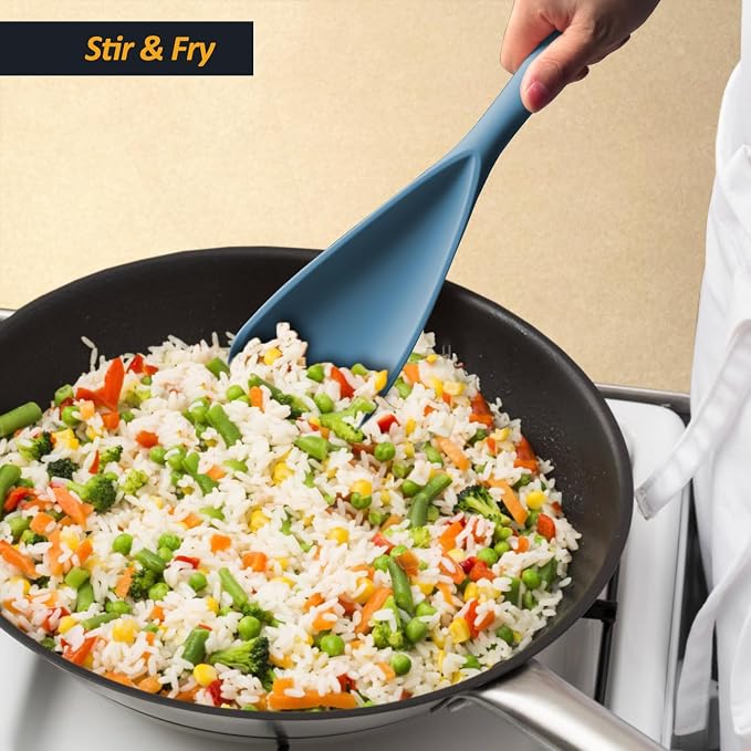 Silicone Spatula Spoon, Seamless Design, Safe - Image 7