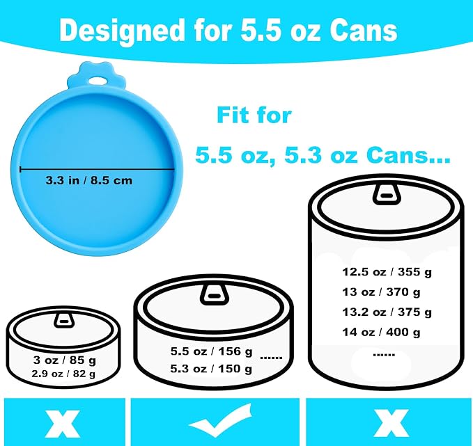 COMTIM Cat Food Can Covers Lids - Image 2