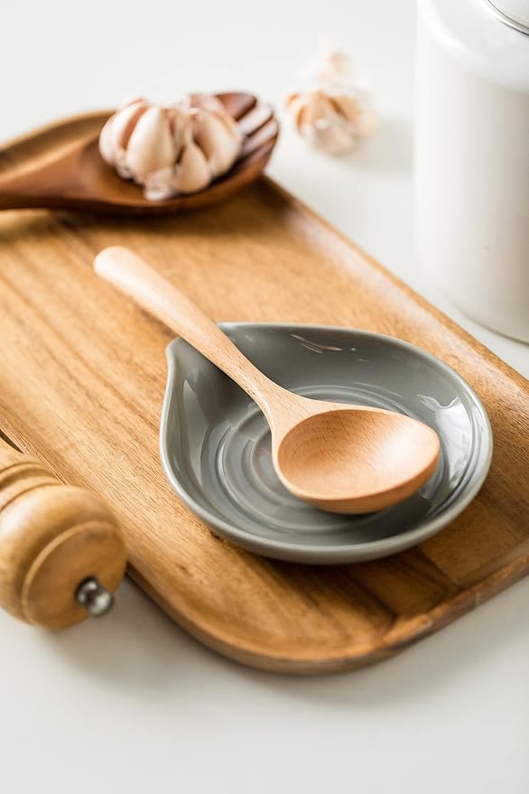 LAUCHUH Spoon Rest, 5 inch Spoon Holder - Image 5