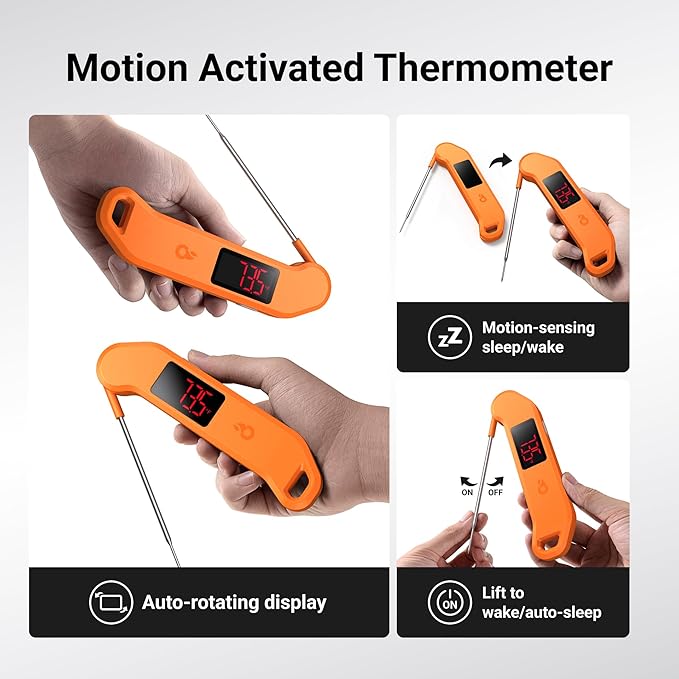Professional Digital Meat Thermometer, 1 Sec Instant Read, ±0.5℉ Accuracy - Image 7