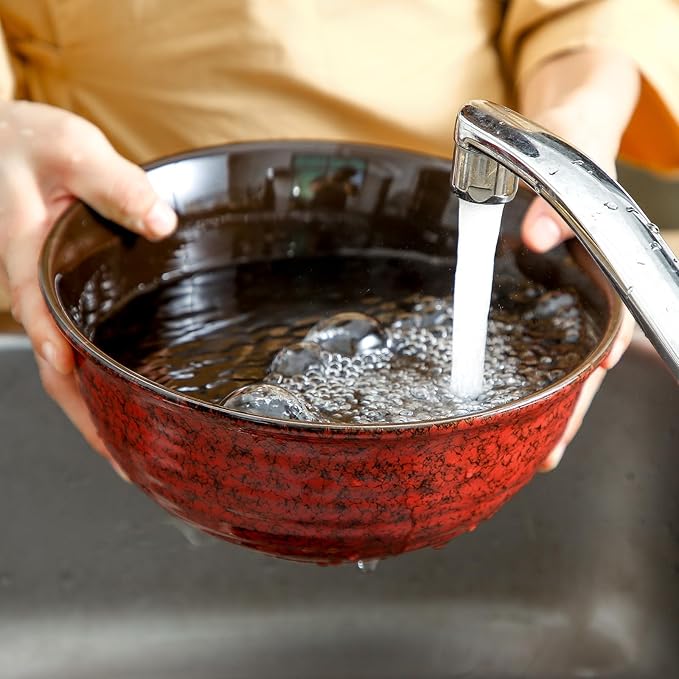 Hasense Ceramic Salad Bowl, 60 Ounces Large Serving Bowls, 8.5 Inch Soup Bowls - Image 6