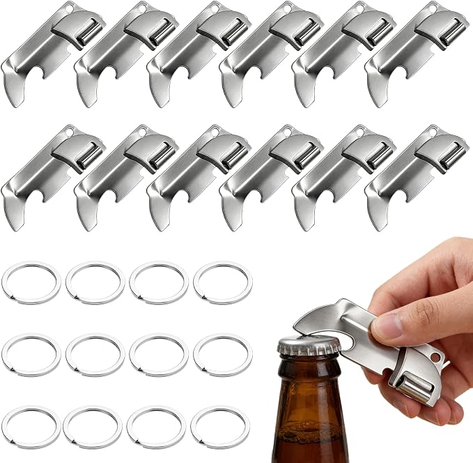 12 Pcs Military Can Opener, P38 Can Opener Military, Stainless Steel P38 Can by Unknown