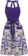 Cute Floral Aprons for Women by HYVOROS