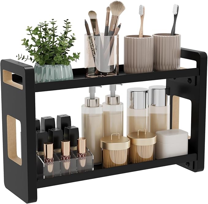 Bathroom Counter Organizer, Bathroom Counter Shelf, Bathroom Organizers by UJQSUN