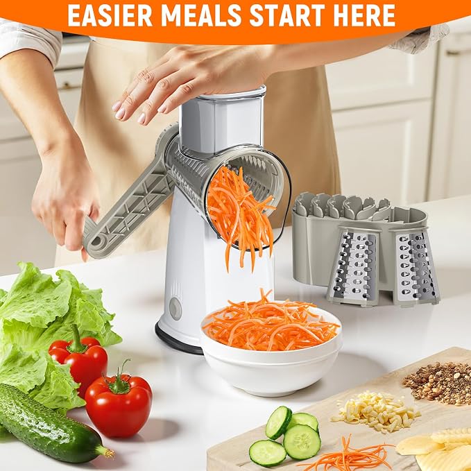 Rotary Cheese Grater Hand Crank - Image 7