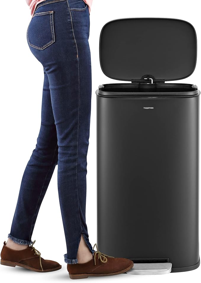 happimess HPM1011B Curtis 8-Gallon Step-Open Trash Can - Image 6