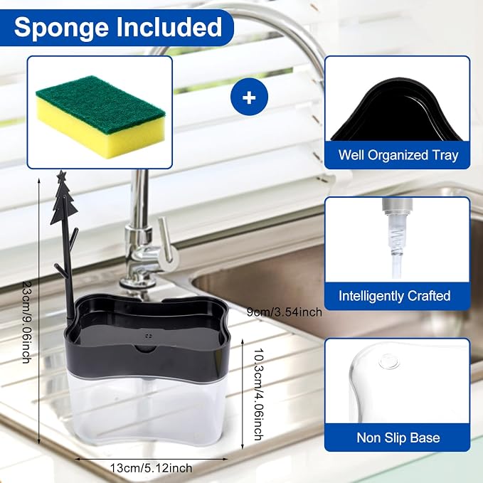 New 2026 Version Premium Quality Dish Soap Dispenser - Image 2