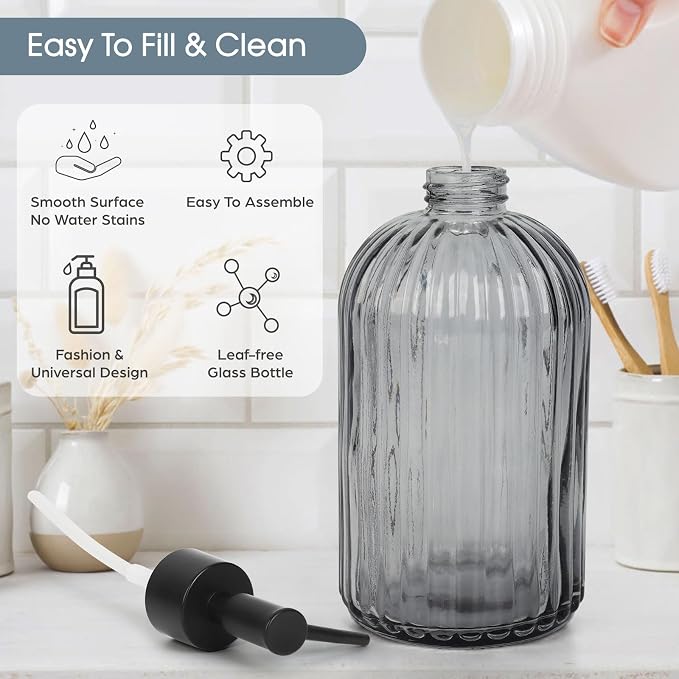 Topsky Glass Soap Dispenser - Image 2