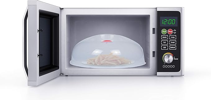 Large Microwave Cover for Food Easy Grip Microwave Splatter Cover Guard Lid - Image 5