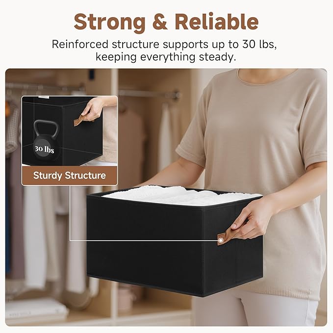 StorageWorks Storage Bins for Shelves, Closet Organizers and Storage Baskets - Image 5