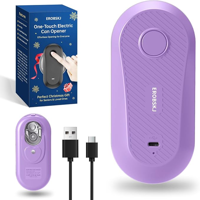Auto Electric Can Opener, Rechargeable Can Openers by EROBSKJ