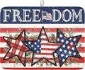 4th of July Dish Drying Mat 24x18 Inch, Patriotic Drying Mat by Trongr