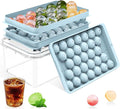 Ice Cube Tray with Lid and Bin – Round Ice Cube Trays by DclobTop