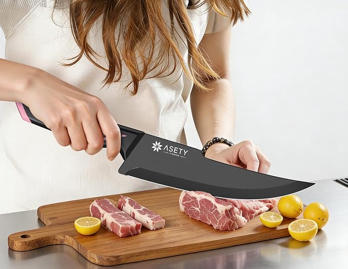 Knife Set - 15 PCS Kitchen Knife Set - Stainless Steel Knife Block Set - - Image 2