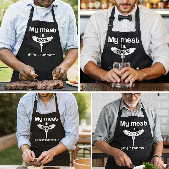 SANDJEST Funny Mens Aprons - Image 7