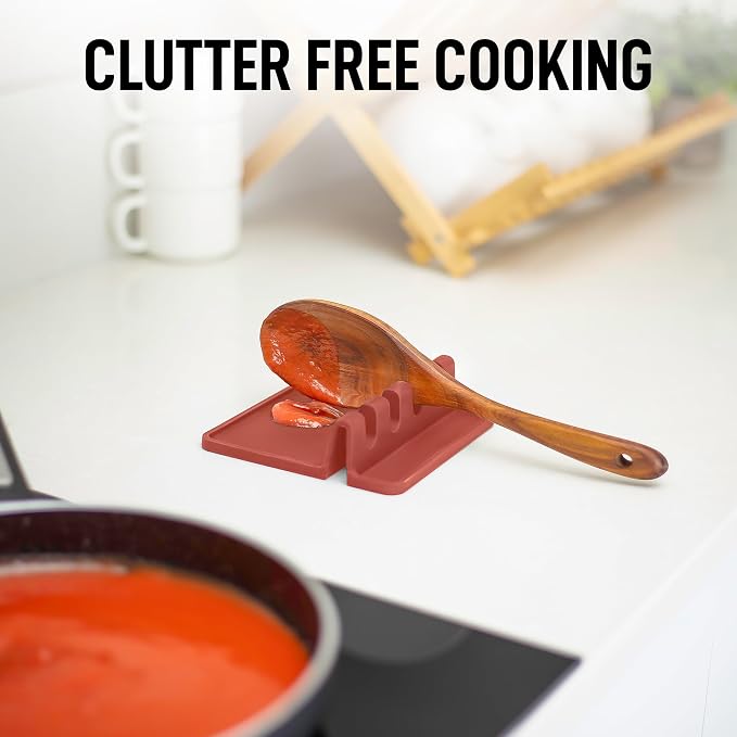 Zulay Kitchen Silicone Utensil Rest - Image 3