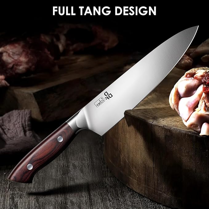 DDF iohEF Knife Set 3 Piece, Sharp Kitchen Knife Set Professional Chef Knife Set - Image 7