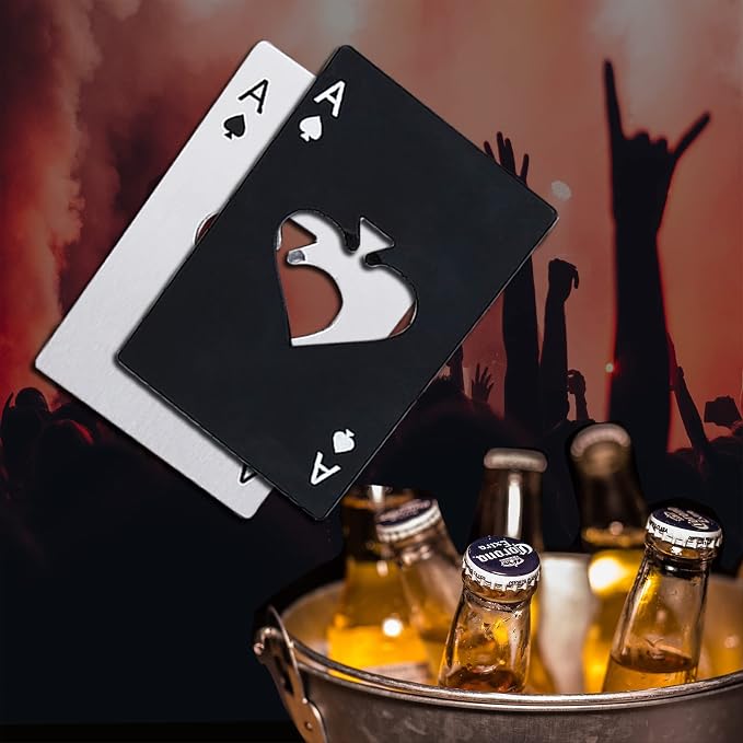 Ace Of Spades Bottle Opener Credit Card Size Pocker Cap Opener Portable - Image 3