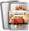Eatex Aluminum Baking Sheet Set, 2 Pack Cookie Sheet Set, 21” x 15” Large by Eatex