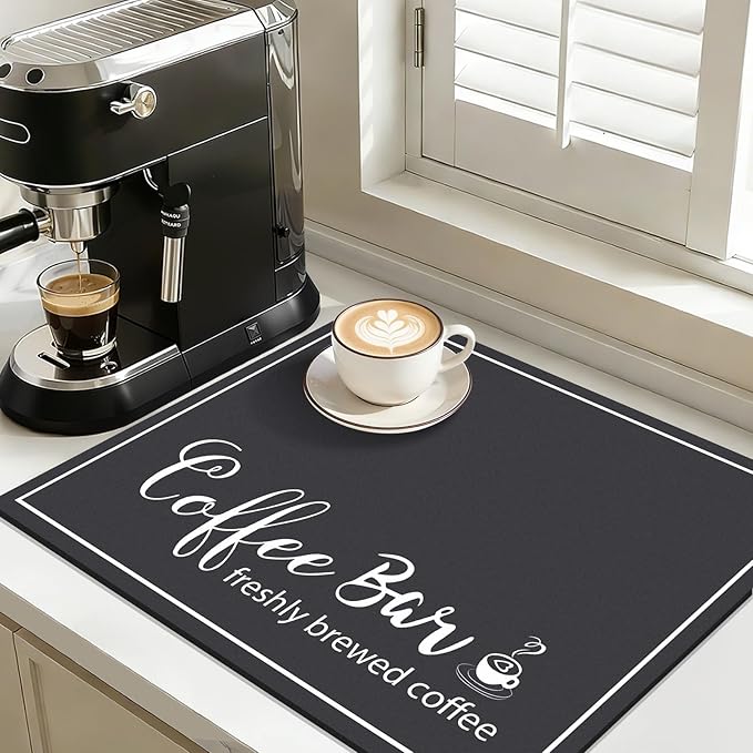 Findosom Dish Drying Mat, Cuttable Drying Mat by Findosom