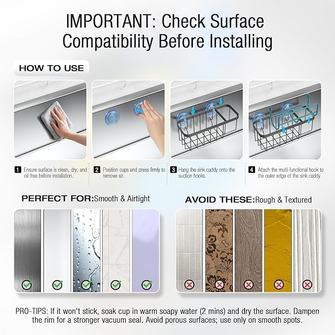 3-in-1 Kitchen Sink Caddy Organizer - Image 5