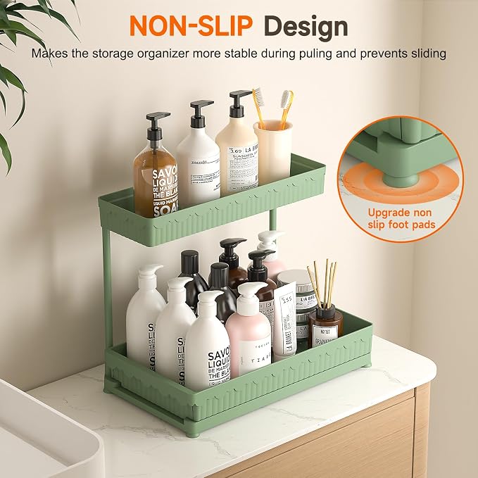 Sevenblue 3 Pack Multi-Purpose Under Sink Organizers and Storage, 2026 L-Shaped - Image 4