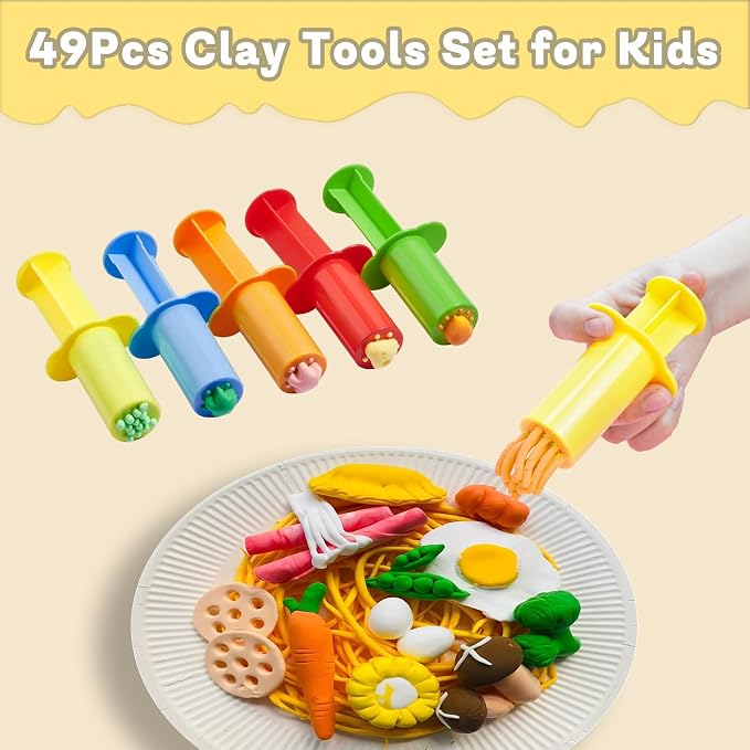 LCY WEDSHI Dough Tool Set, Dough Accessories Includes Animal Molds, Cutters - Image 4