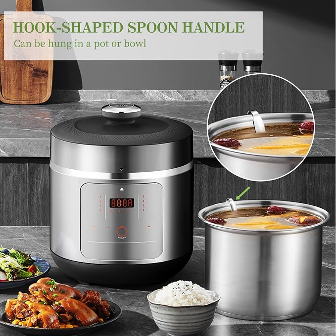 8 PCS Stainless Steel Ladle Soup Handle Ladle - Image 6