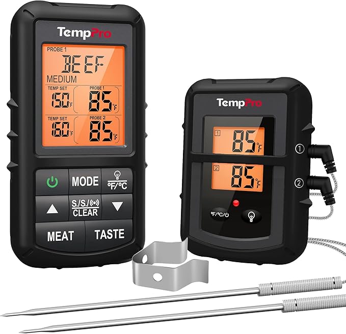 TempPro TP20 500FT Wireless Meat Thermometer by TempPro