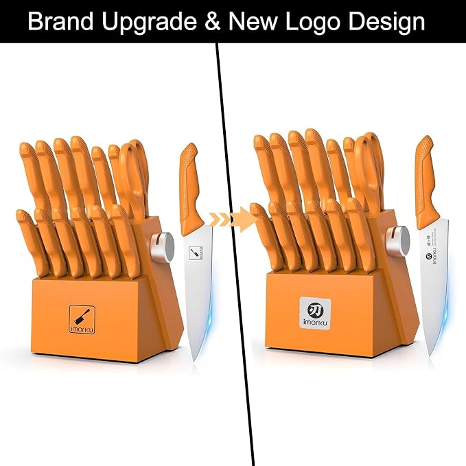 imarku® Knife Set, Sharp Block Knife Set - Image 8