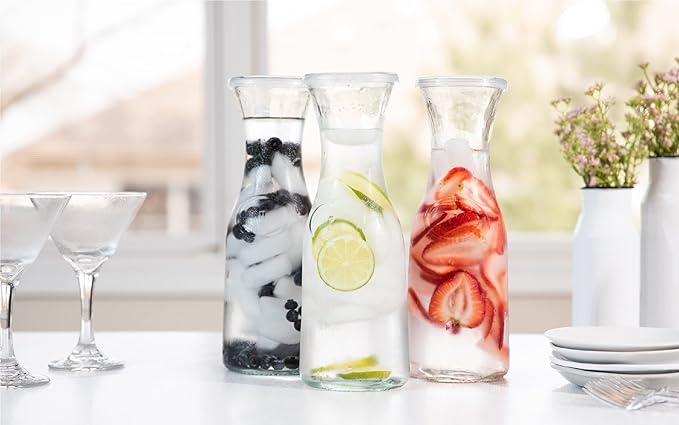 Kook Glass Carafe, Mimosa Bar Supplies, Carafe Pitchers - Image 4