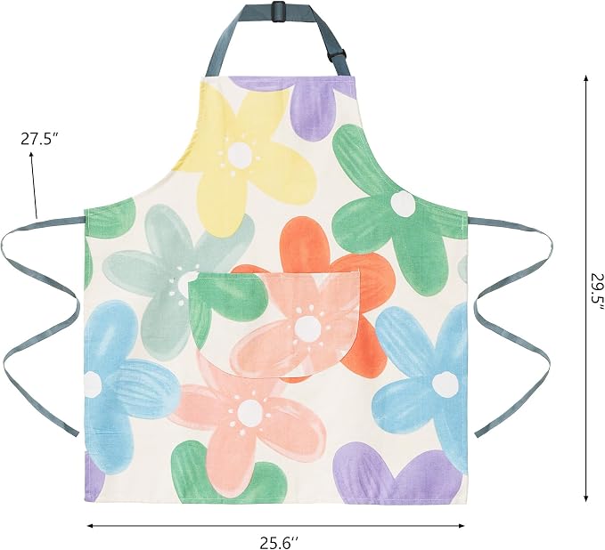 2 Pack Floral Apron for Women - Image 4