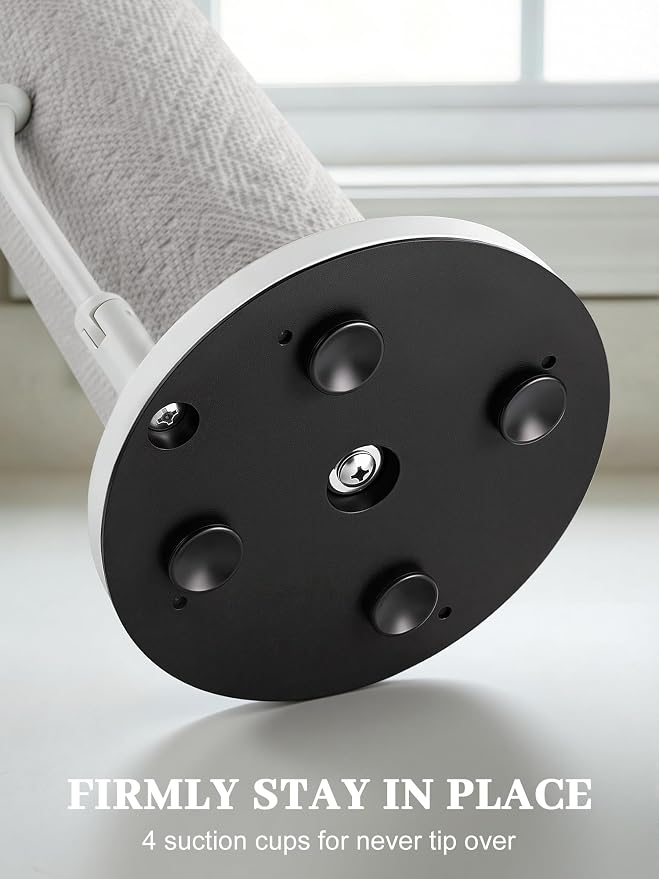 SMARTAKE Paper Towel Holder, Paper Towel Dispenser Standing Weighted Base Non - Image 6