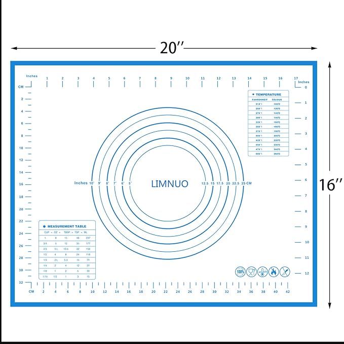 Silicone Baking Mat，Non Stick Rolling Dough - Image 6